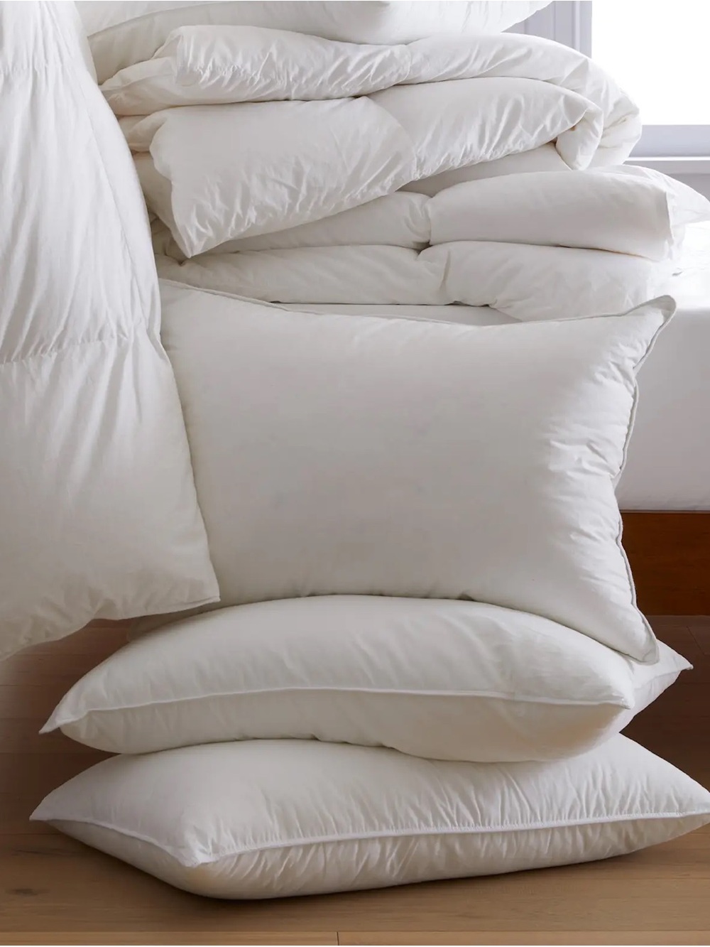 QUINCE Set Of 2 Premium Down Alternative Pillows Standard 9185